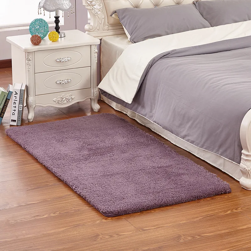 

Plush Soft Shaggy Carpet Faux Fur Area Rug Non-slip Floor Mats For Living Room Bedroom Home Decoration Supplies