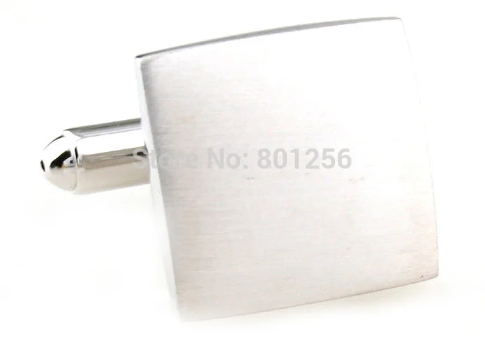 

Запонки мужские с гравировкой, запонки серебристого цвета, квадратный дизайн, медный материал, оптовая и розничная продажа