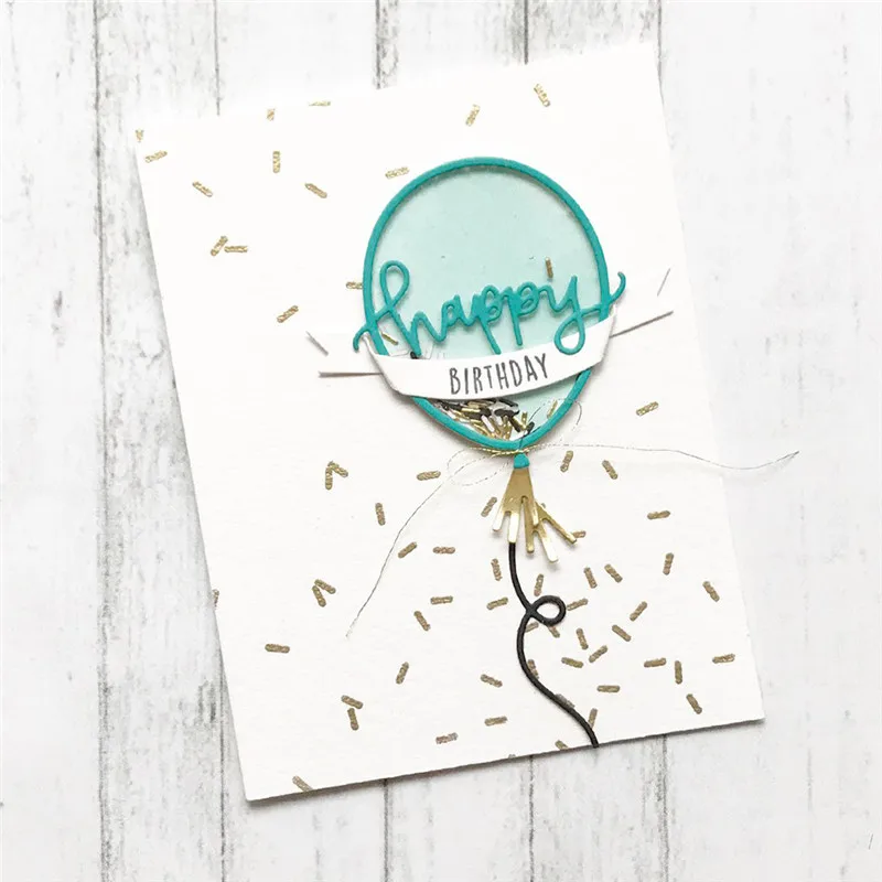 

DiyArts Balloon Metal Cutting Dies New 2018 Scrapbooking Card Making Album Embossing Crafts Die Cut Letter Craft Cutting Dies