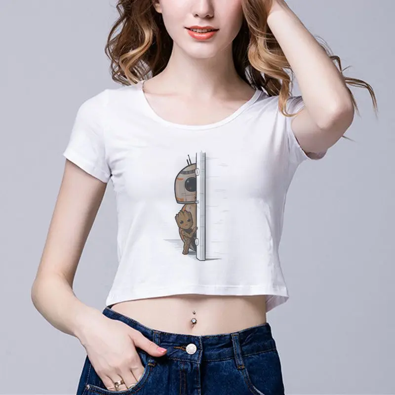 Лучшими друзьями в galaxy star wars 170436 мода hipster дамы короткие Футболки Старинные 3D