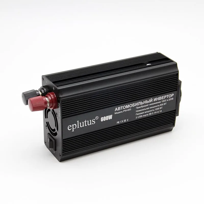 

modified wave inverter solar car power inverter 12v 220v in inverters converters qucik charge for car use eplutus PW 600