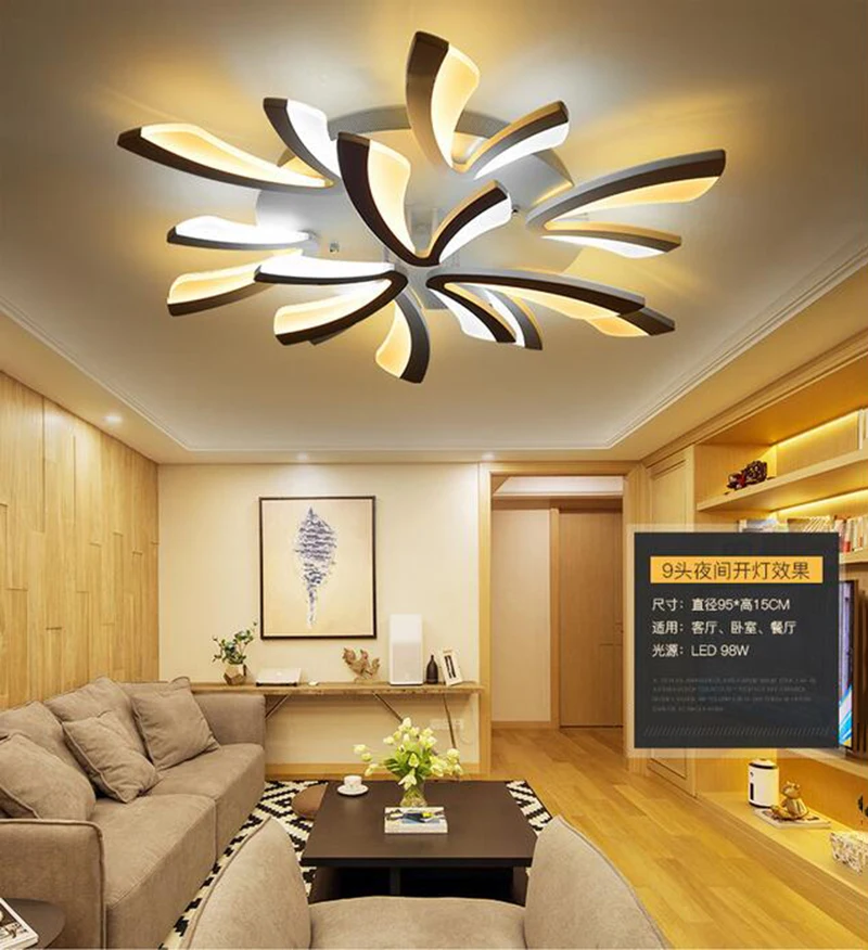 Jmmxiuz акриловая Толстая современная светодиодная потолочная люстра для гостиной, спальни, столовой, домашняя люстра, лампа, светильники