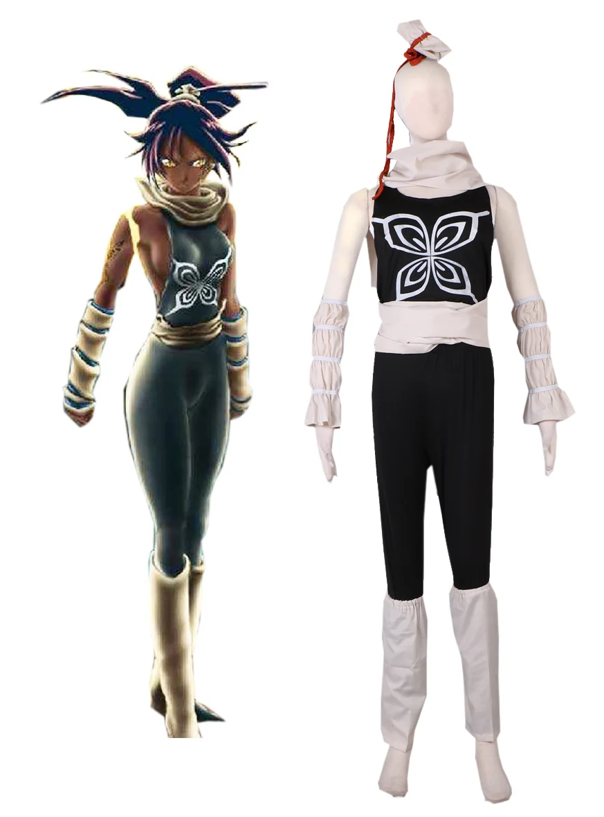 New Death Bleach Shihouin Yoruichi Cosplay Costume Customize For Unisex Any Size