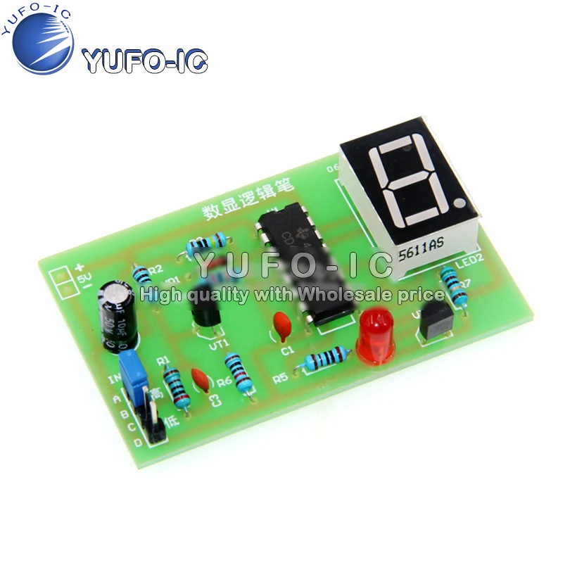 Цифровой LED Logic ручка электронный комплект цифровой дисплей оптом