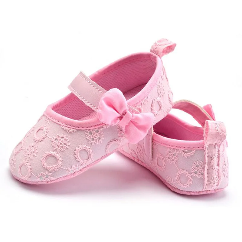 Zapatos de cuna de flores de tela suave para niñas pequeñas, calzado de primeros pasos para bebé recién nacido, talla 3/4/5, rosa, rojo, zapato de suela suave|Primeros pasos| - AliExpress