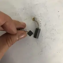 2 шт. Электрический инструмент 15x6x6 мм Двигатель углеродного волокна щетка 39/6" x15/64" x15/6" LF1