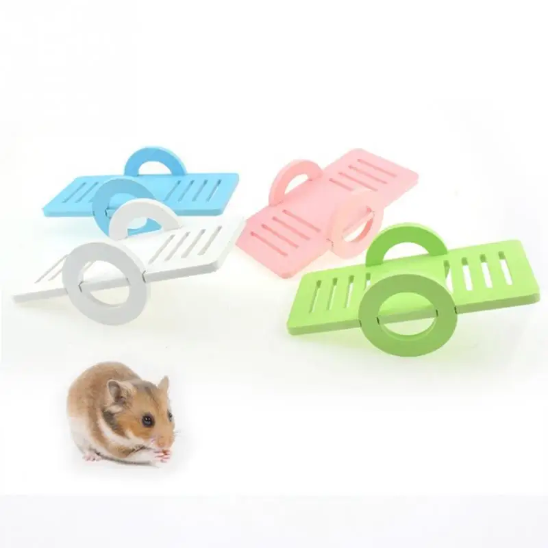 

Funny Pet Bird Cage Nest Seesaw Toy House Exercise Pet Rat Hamster Mouse Bird Play Toys