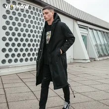 VIISHOW, мужская зимняя куртка, брендовая, Мужская парка с капюшоном, зимняя мужская куртка,, толстая, с хлопковой подкладкой, зимняя куртка для мужчин, MC2088174