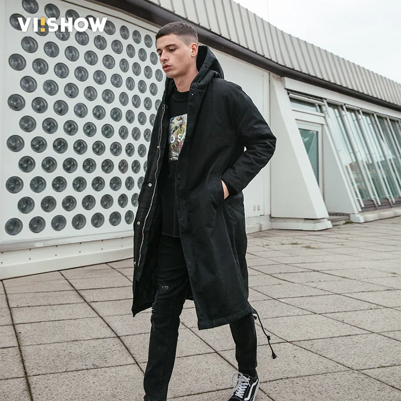 

VIISHOW Men's Winter Jacket Brand Men's Park Hooded Winter Male Jacket 2018 Thick Cotton-Padded Winter Jacket For Men MC2088174