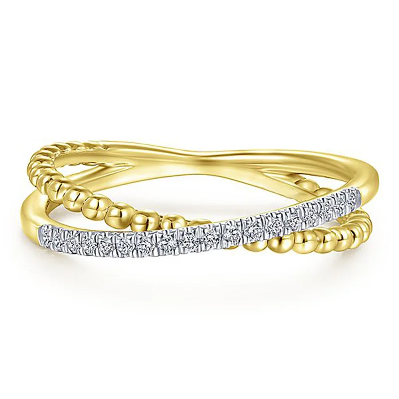 

Simple wild zircon tail ring fashion X cross three-dimensional hollow ladies ring