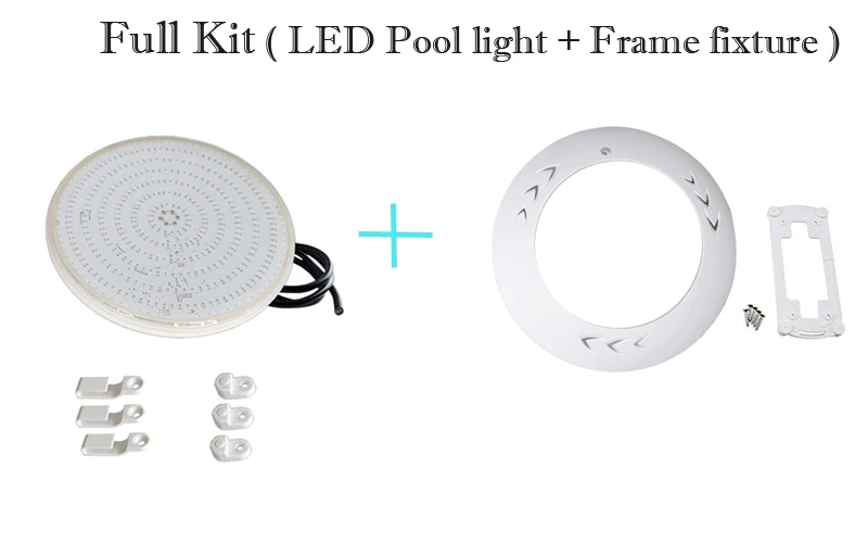 Полимер полностью RGB светодиодный светильник для бассейна IP68 12 в открытый подводный светильник ing фонтан led piscina 18 Вт 24 Вт 42 Вт+ пульт дистанционного управления - Испускаемый цвет: Full Kit