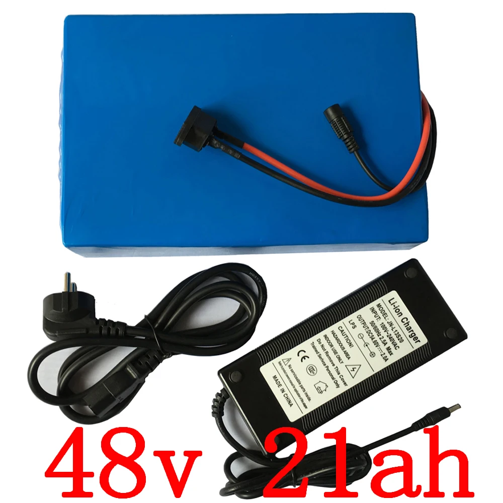 Best Free Customs Tax 1500W 48V 20AH Electric Bicycle Battery 48V 20AH ebike Battery 48V 1000W 2000W Lithium Battery  with 5A Charger 0