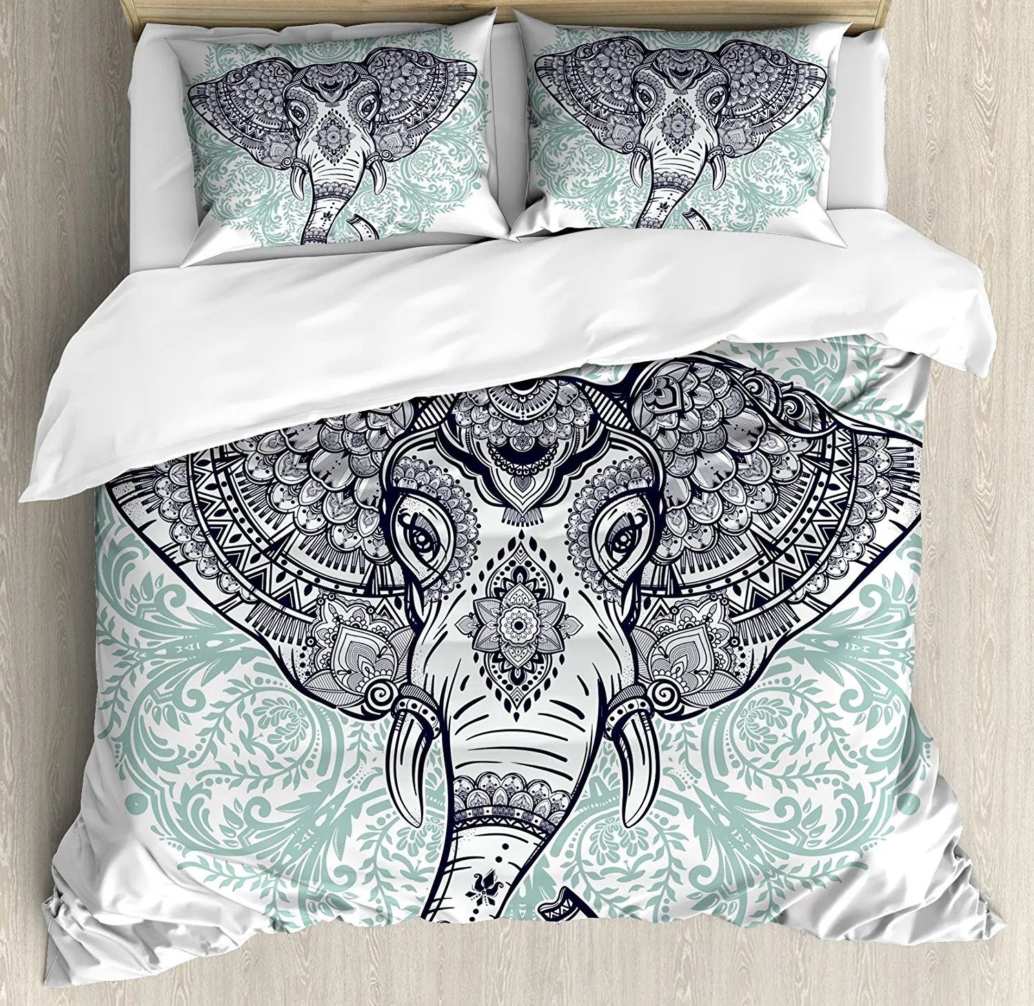 Paisley Printed Duvet Cover Floral Bedding Set