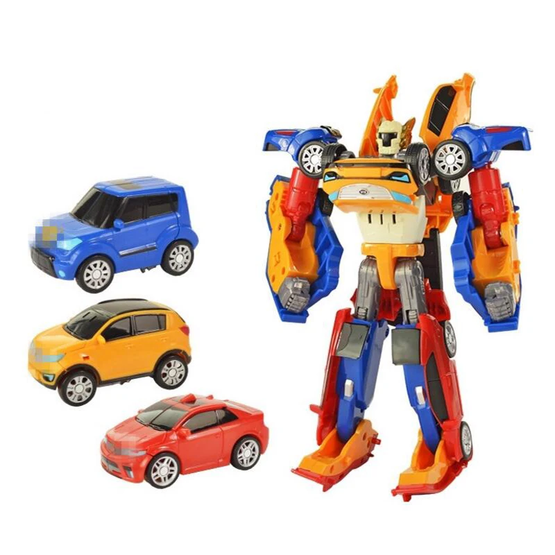 Three in One DIY трансформер робот-машинка экшн-фигурка Tobots робот-автомобиль
