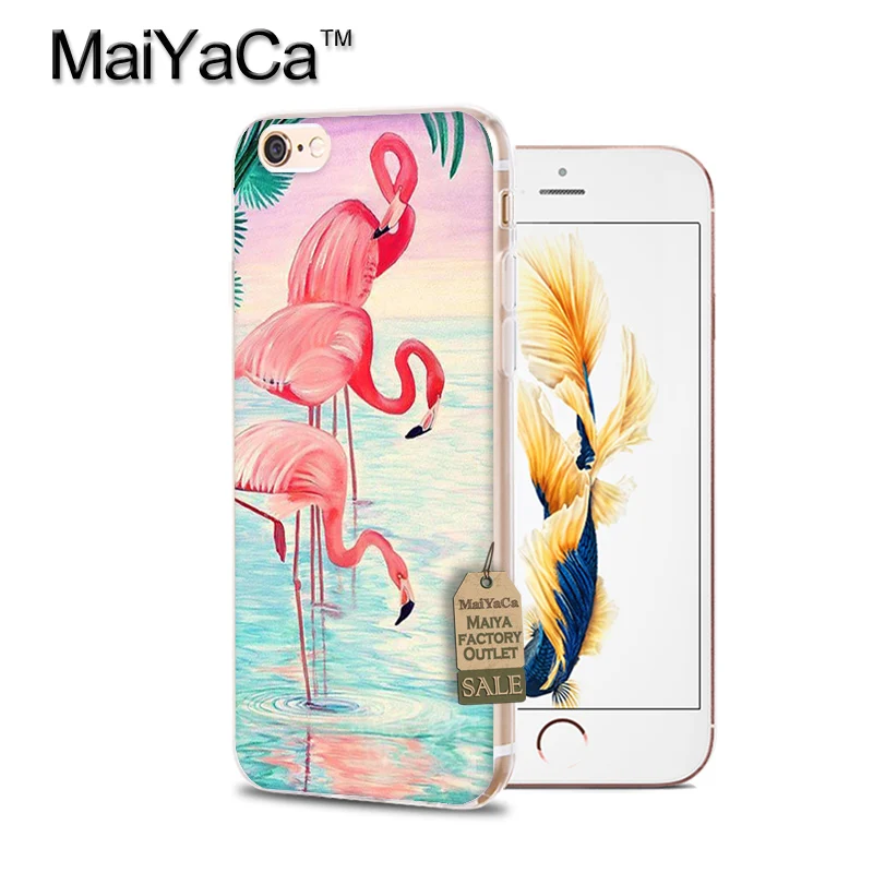 MaiYaCa Be a Розовый Красный Фламинго Птица чехол для телефона аксессуары чехол мягкий tpu для iPhone 8 7 6 6S Plus X 5S SE 5C XS чехол для MAX XR - Цвет: 11