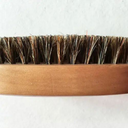 Горячая натуральный кабана щетина борода Мужская щетка для усов Военная деревянная ручка гребень новейшая