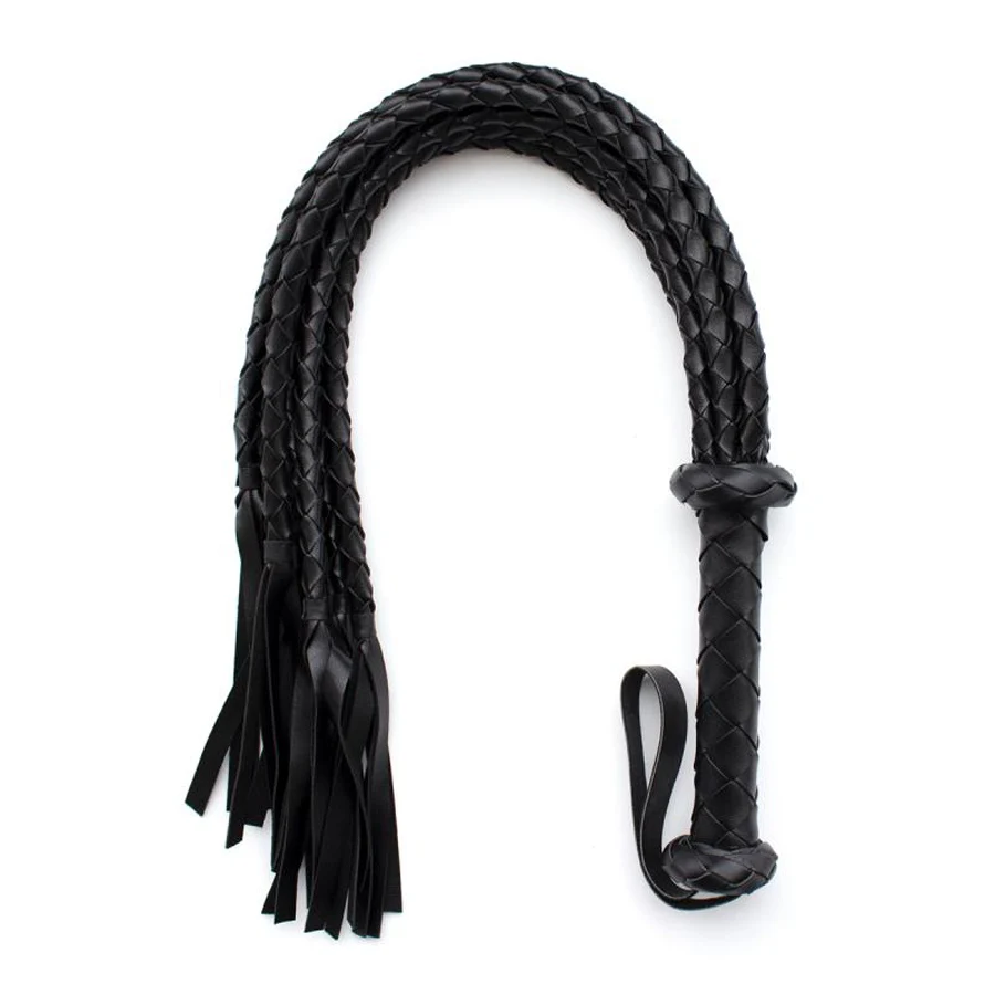 75CM Hand Made Leather Whip Sex Fetish Leather Flogger Horse Whip Horse Racing Flogger Bdsm Sex