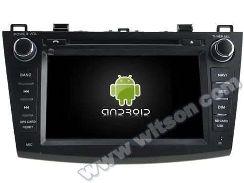 Discount 8" Android 9.0 Car DVD Multimedia Navigation GPS Radio for Mazda 3 2010 2011 2012 2013 with 256GB External HDD Support 4