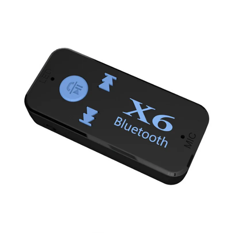 Wireless Bluetooth X6 Mini 4.1 Aux Audio Receiver Adapter 3.5mm Car Mp3 Music Receiver Support TF Card USB Cable Charging 30NT08 (7)