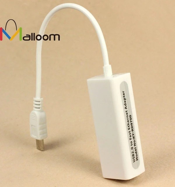 Malloom Новое поступление Высокое Скорость Micro 5pin USB к RJ45 10/100M Gigabit Ethernet сетевой адаптер для samsungtable ПК