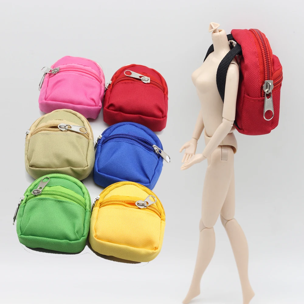 1 шт. 1/6 кукла рюкзак сумка Аксессуары для мини игрушки для Барби BJD милые детские подарки сумки