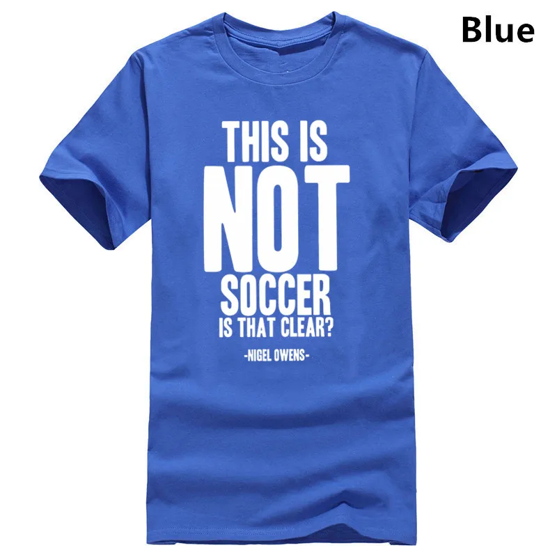 هذا ليس لكرة القدم ، هو أن واضح تي شيرت الرجبي