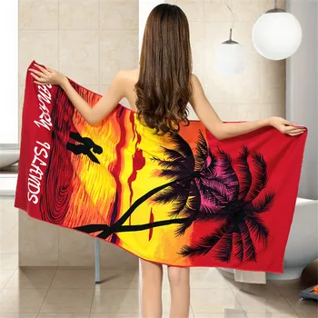 Micro Fiber Printed Beach Towel 140*70cm 56