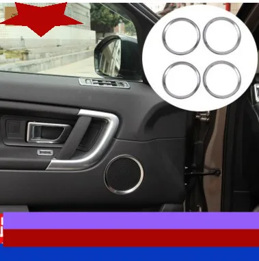 

Door Speaker Sound Cover Trim 6pcs For Land Rover Discovery Sport 2015 2016 Car Interior Accessories Car styling