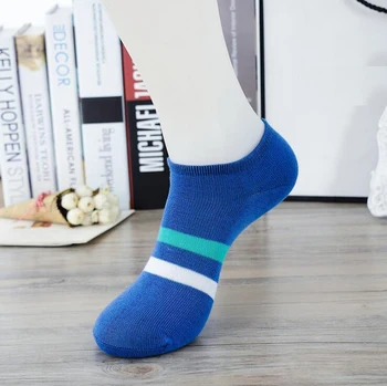 

ankle socks strip casual Polyester cotton elastic short ship Breathable for summer spring men man male boy