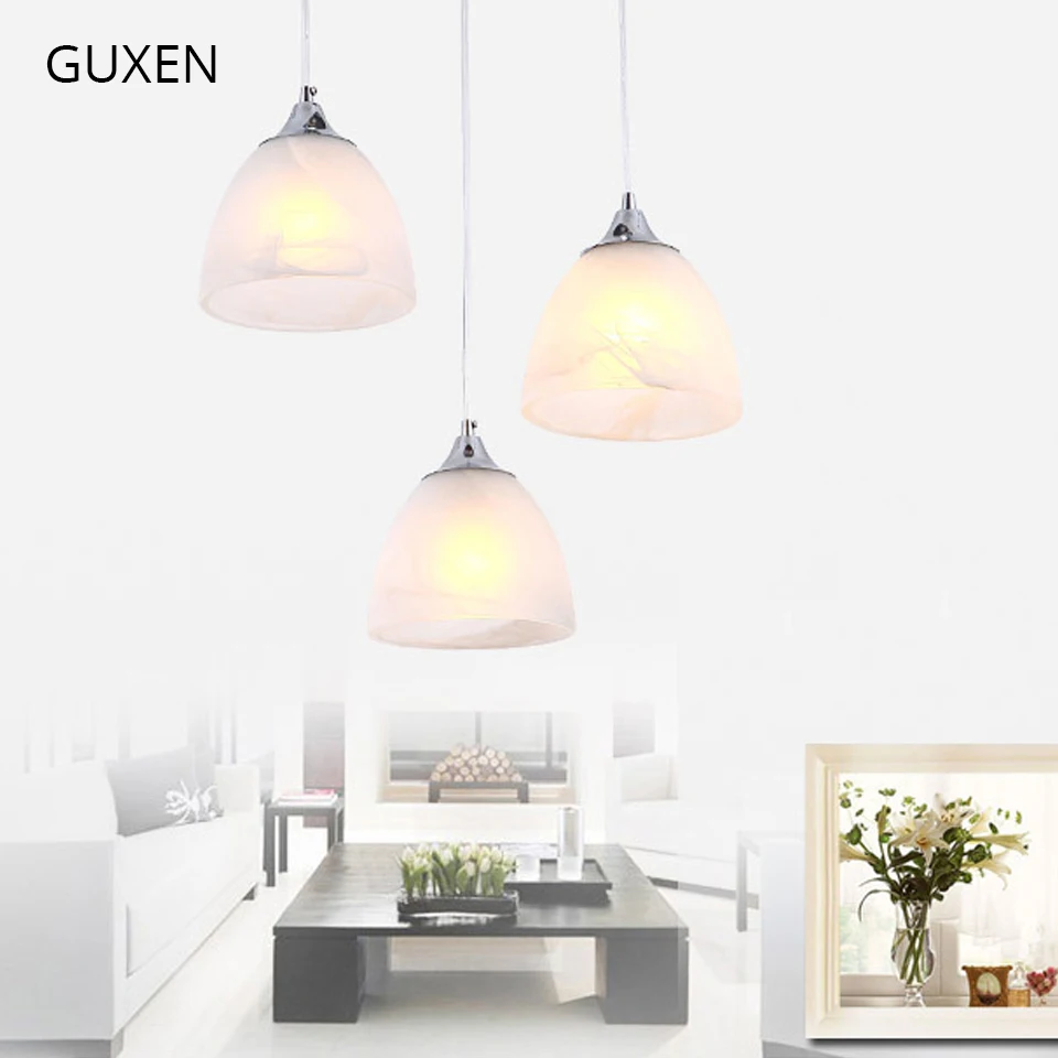 

GUXEN led chandelier Light 1/3 head Fashion Pastoral lights Bar lamps AC85-265V Downlight for Dining Room