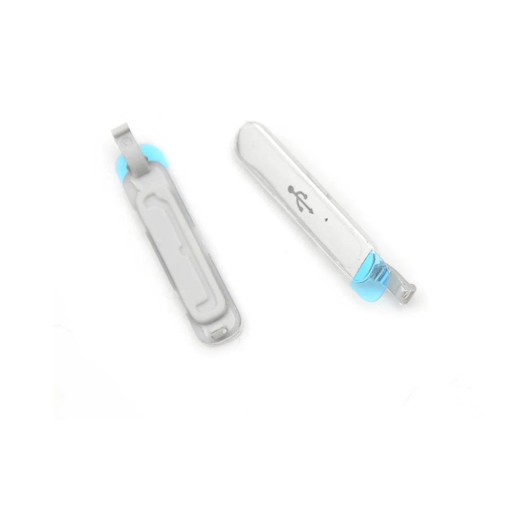 Оригинальный зарядный порт 2 шт./лот пылезащитный Разъем крышка USB для Samsung Galaxy S5 SV