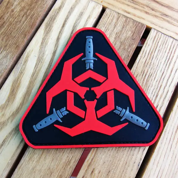 Special Offers Biohazard Resident Evil Umbrella Corporation Zombie Hunter 3D PVC patch Badges PB400