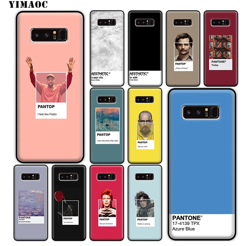YIMAOC Pantone разбивающий плохой Мягкий силиконовый чехол для samsung Galaxy Note 10 Plus 9 8 A9 A8 A6