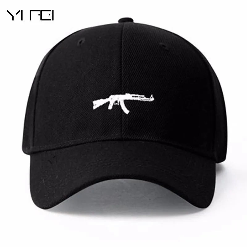 2018 топ продаж пистолет УЗИ бейсболка US Fashion Ak47 Snapback хип хоп кепка кривая козырек 6