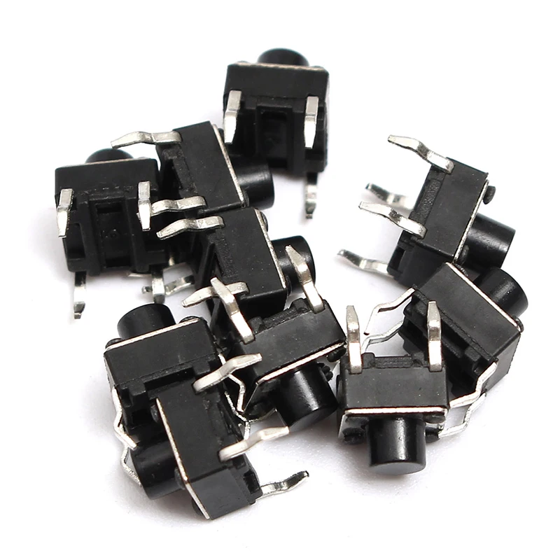 140pcs 10 Types Momentary Tactile Switches Push Button Switch Micro SMD SMT DIP Tact Switches For Electronic Products Mayitr
