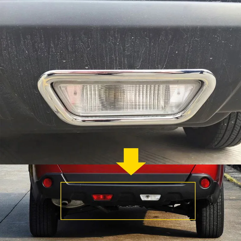 

2008 2009 2010 2011 2012 2013 For Nissan X-Trail X Trail T31 Rear Brake Light Cover Trim ABS Chrome Exterior Styling Accessories
