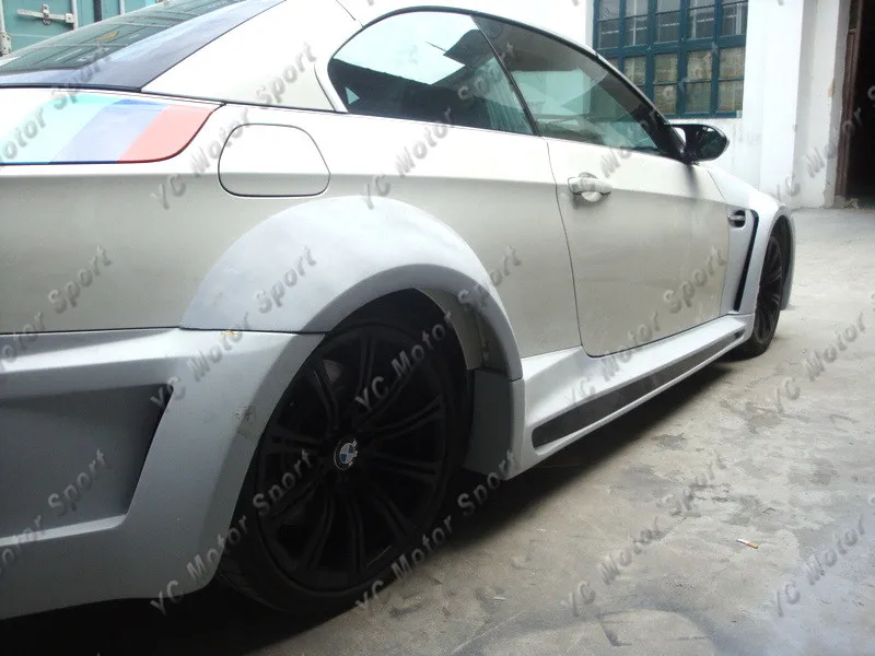 BMW E92 E93 M3 Vorsteiner GTRS3 Style Widebody Rear Fender Flare FRP (8)