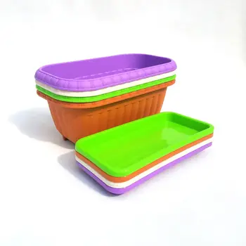

New pp resin pots rectangular pots to send the tray