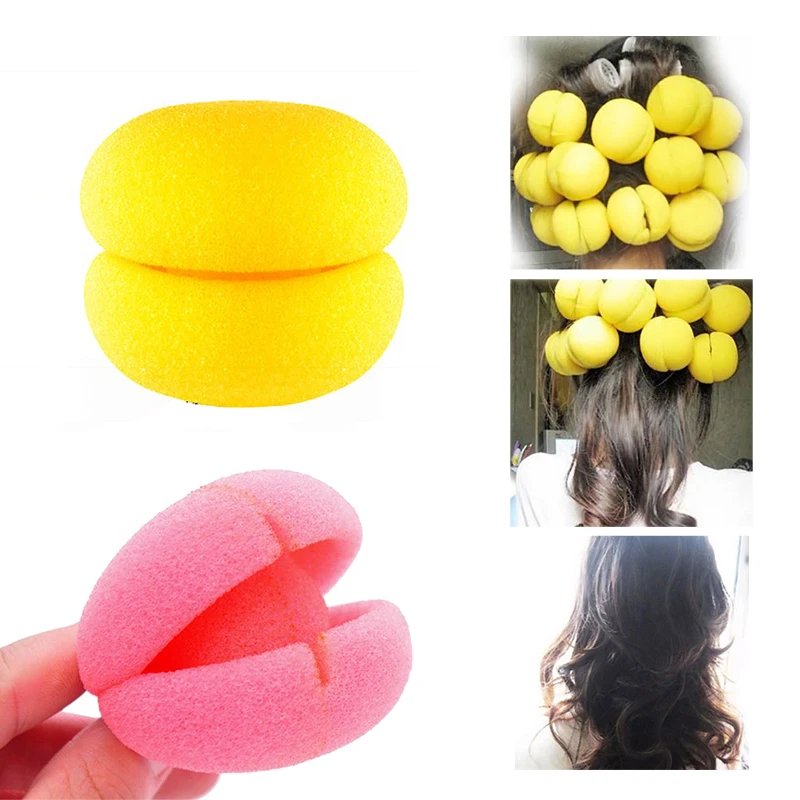 6Pcs Hair Curlers for Women Girls DIY Hair Styling Soft Foam Rollers