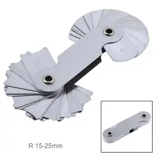 32 шт./компл. R15-25A7C08 высокая точность нержавеющая радиус датчик номер датчик с производится в течение 15-25 лезвия диапазон для промышленных измерений