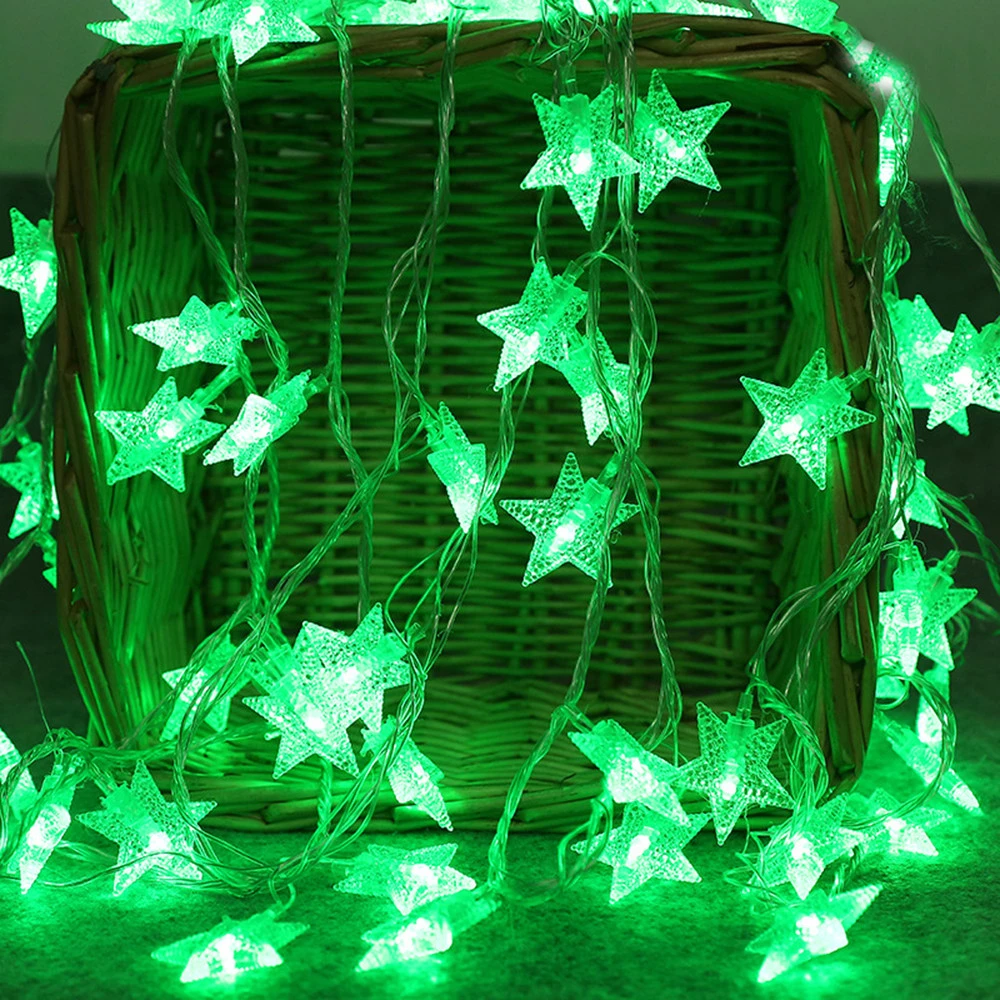 

2M 20 LED Crystal Clear Star Fairy String Light Wedding Party Outdoor Decor Lamp 2018
