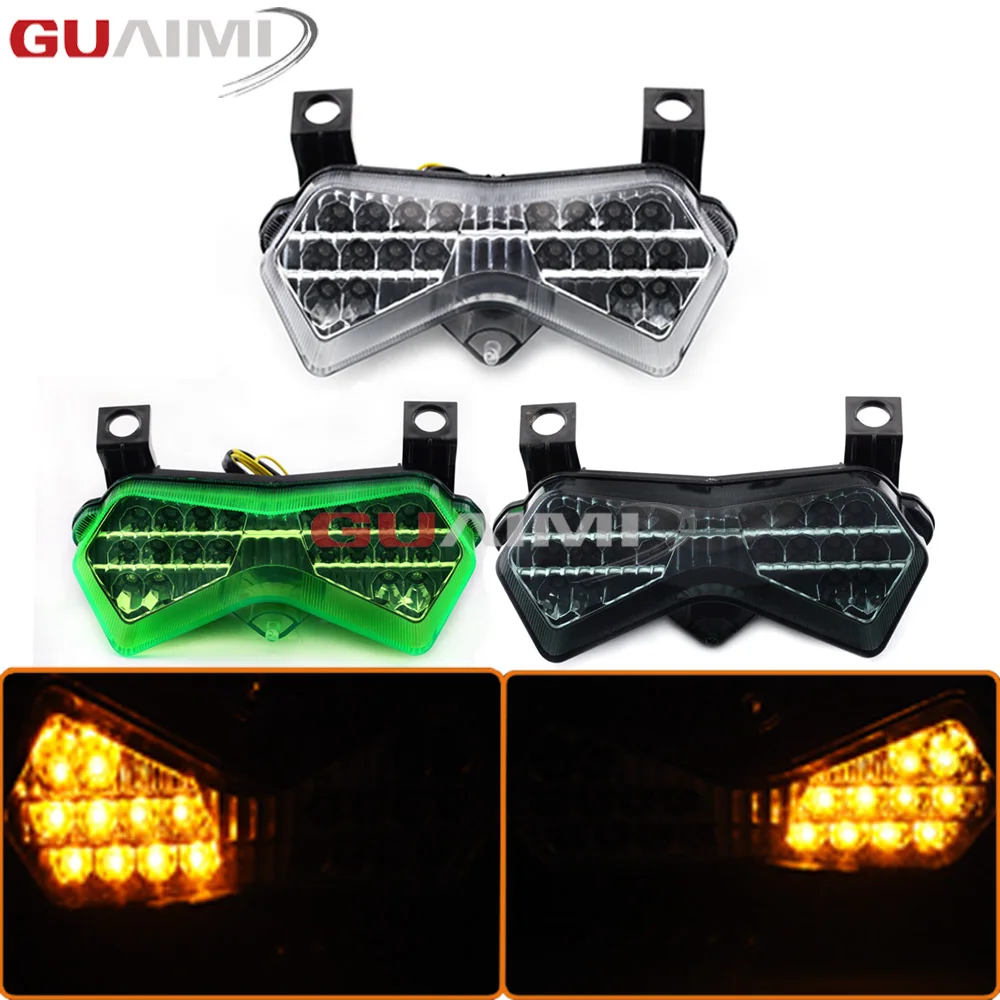 For Kawasaki ZX-6R ZX6R 2003 2004 Z750 2003-2006 Z1000 2003-2005 Motorcycle LED rear taillights brake tail turn signal light