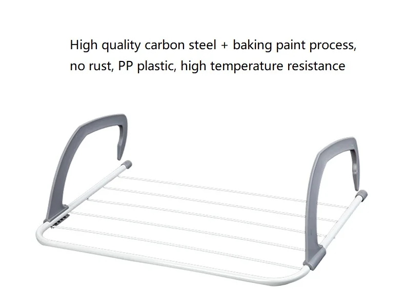 Наружная подвесная складная вешалка для окна, балкон, сушилка для радиатора, ограждение, крючок для обуви, телескопическая стойка для вазы