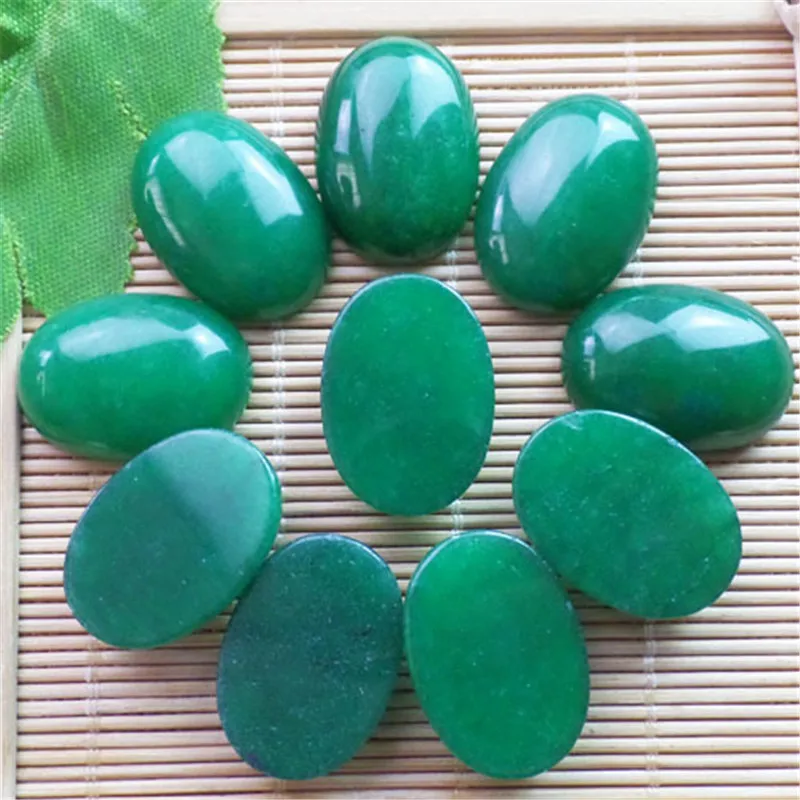 Aliexpress.com : Buy (10 pieces/lot) Wholesale Natural Green Jades Oval