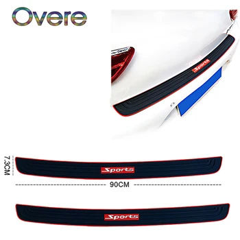 

Overe Auto Car Trunk Door Sill Plate Rear Bumper Guard Protector For Seat Leon Ibiza Skoda Rapid Fabia Octavia Yeti Audi A3 A4