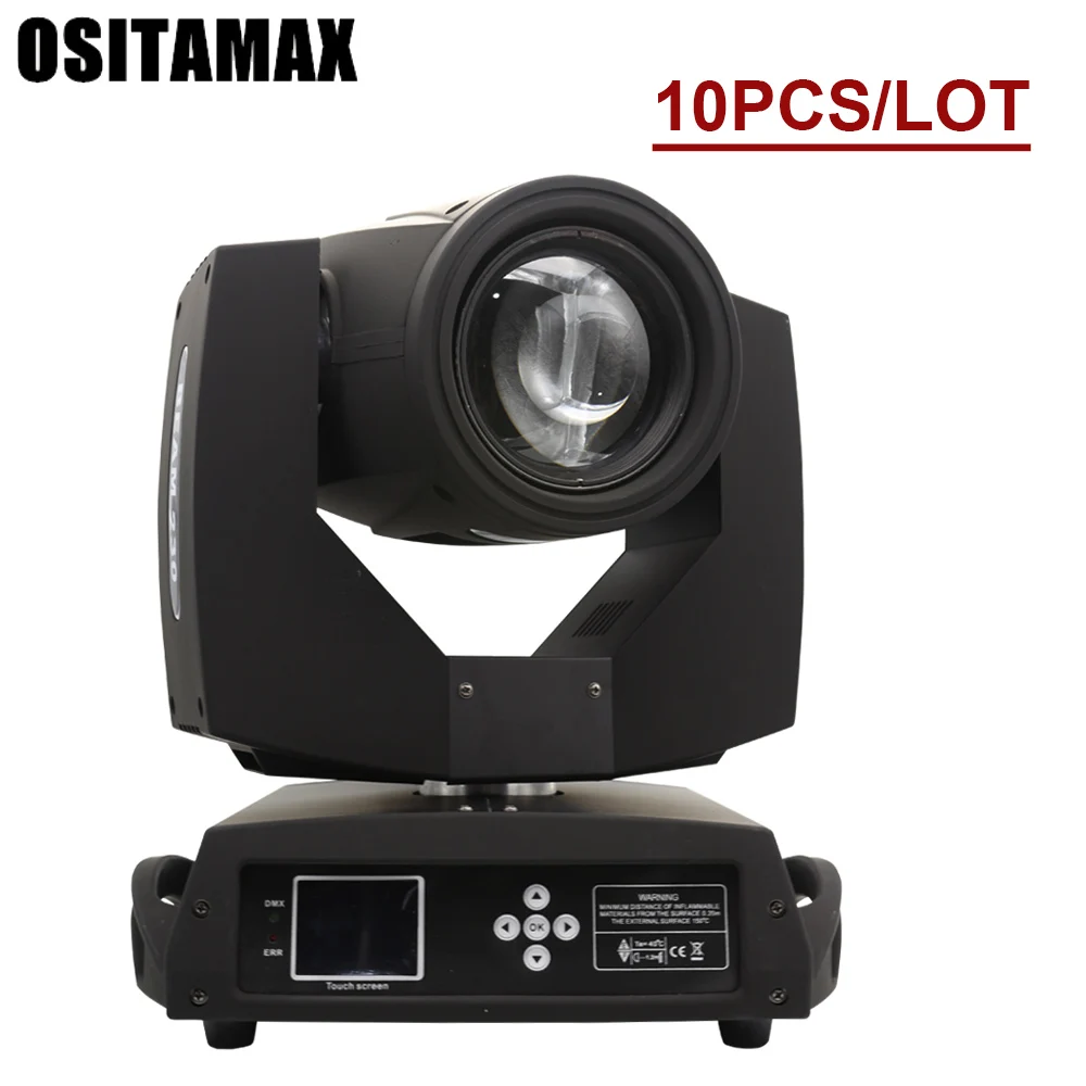 

10pcs/lot Lamp 230W Beam moving head Light High Power 230Watt Strong Beam Light For Party Disco DJ Light