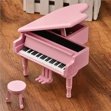 1PC 18 Tones Wood Piano Music Box Walnut Musical Boxes for Princess Love Girl Valentine’s Day Birthday Gift Luxury Gifts KN 006