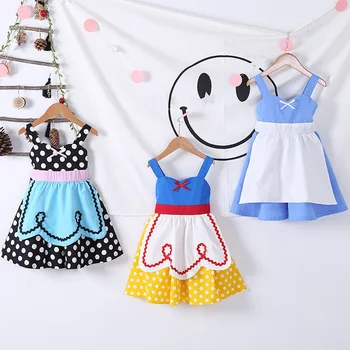 

PPXX Lolita Baby Girl Dress Cosplay Wonderland Princess Dress Kids Party Clothing Halloween Customes Maid Tutu