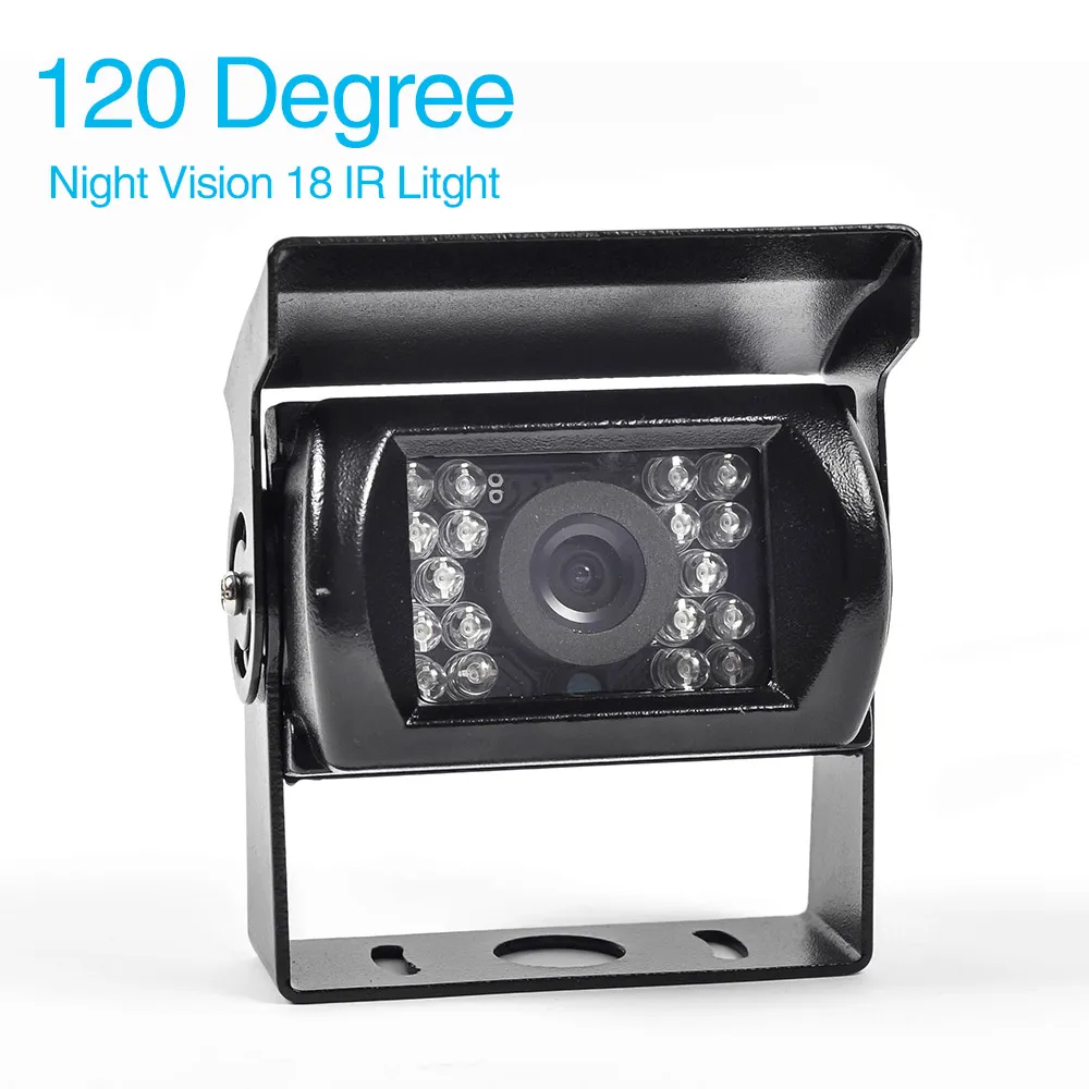 HL Автомобильная камера заднего вида, камера заднего хода парковочная камера заднего вида, ночное видение, 120/170 градусов, широкий угол, водонепроницаемая, для грузовика, автобуса - Название цвета: 120 degree