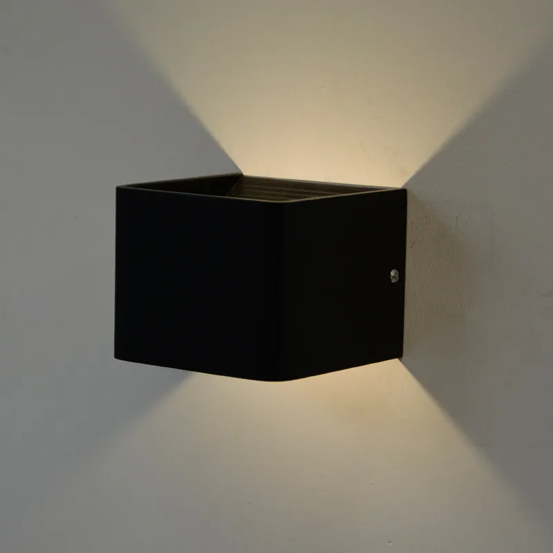 

direct sale LED rectangular wall lamp entrance corridor corridor background wall black decorative lamp simple fashion